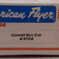 American Flyer 4-9708 S Gauge Conrail Boxcar #9708 EX/Box