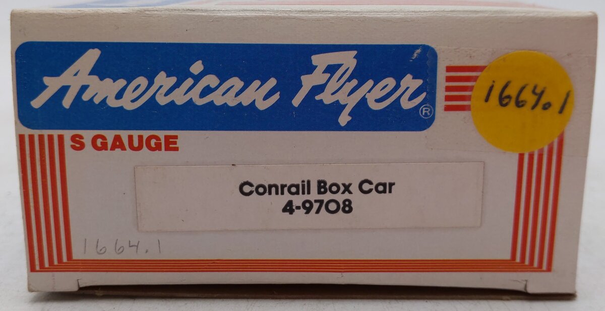 American Flyer 4-9708 S Gauge Conrail Boxcar #9708 EX/Box