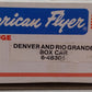 American Flyer 6-48301 S Gauge Denver & Rio Grande Boxcar #48301 EX/Box