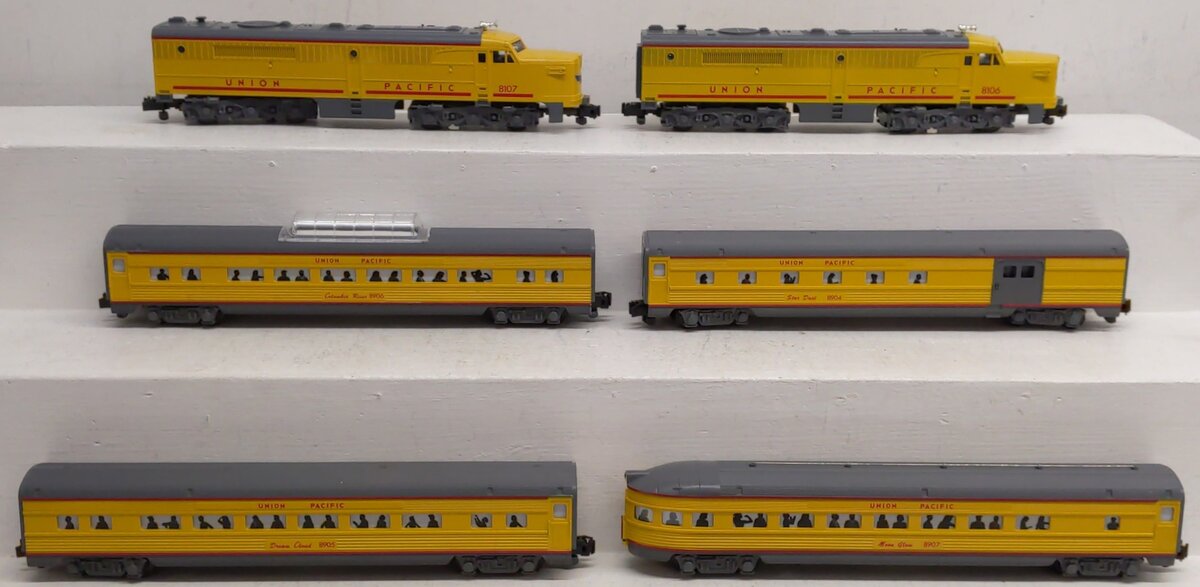 American Flyer 6-49600 S Gauge Union Pacific Pony Express Diesel Train Set EX/Box