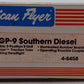 American Flyer 4-8458 S Gauge Southern GP-9 Diesel Locomotive EX/Box