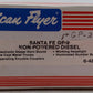 American Flyer 6-48003 S Gauge Santa Fe GP-9 Non-Powered Diesel Locomotive EX/Box