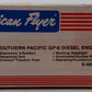 American Flyer 6-48000 S Southern Pacific GP-9 Powered Diesel Locomotive #8000 EX/Box