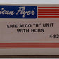 American Flyer 4-8252 S Erie Alco B-Unit Non-Powered Diesel Locomotive with Horn VG/Box