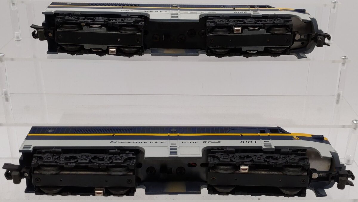 American Flyer 6-48102 S Gauge Chesapeake & Ohio PA-1 Diesel Locomotive Set VG/Box