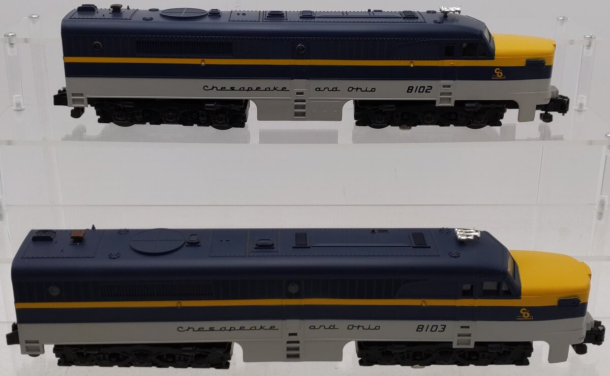 American Flyer 6-48102 S Gauge Chesapeake & Ohio PA-1 Diesel Locomotive Set VG/Box