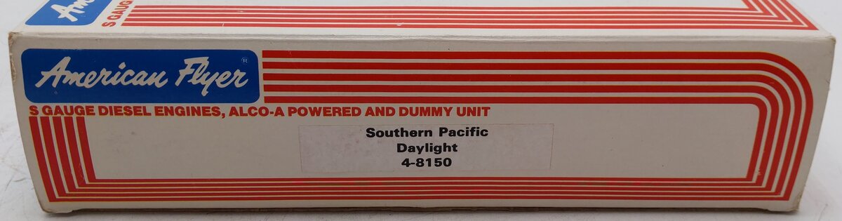 American Flyer 4-8150 S Gauge SP Daylight PA-1 AA Diesel Locomotive Set EX/Box