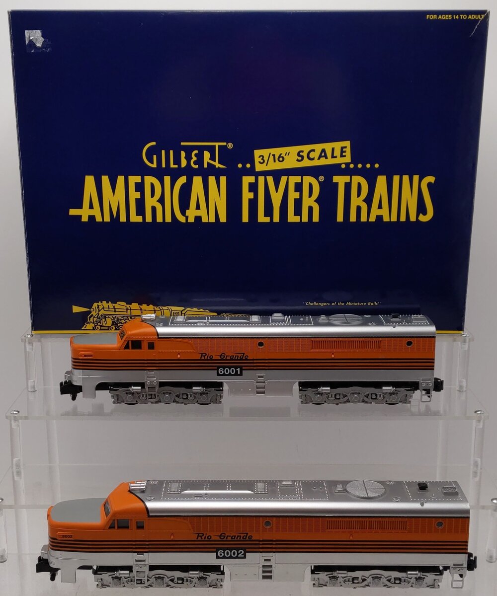 American Flyer 6-48155 S Gauge Rio Grande PA-1 AA Diesel Engine Set EX/Box