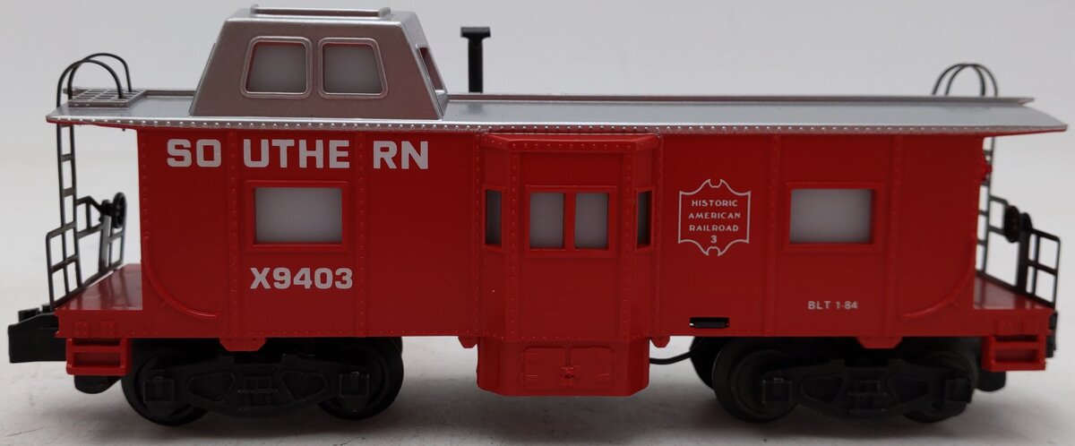 American Flyer 4-9403 S Gauge Southern Bay Window Illuminated Caboose EX/Box