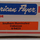 American Flyer 4-9403 S Gauge Southern Bay Window Illuminated Caboose EX/Box