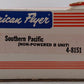 American Flyer 4-8151 S Southern Pacific Non-Powered B-Unit Diesel Loco #8151 VG/Box