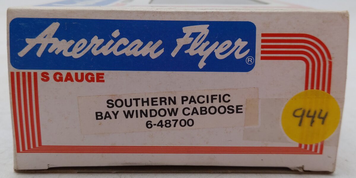American Flyer 6-48700 S Gauge Southern Pacific Bay Window Caboose #48700 EX/Box