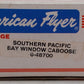 American Flyer 6-48700 S Gauge Southern Pacific Bay Window Caboose #48700 EX/Box