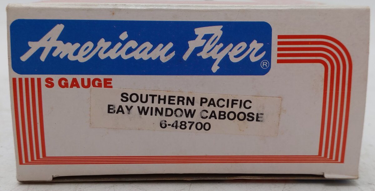 American Flyer 6-48700 S Gauge Southern Pacific Bay Window Caboose #48700 EX/Box
