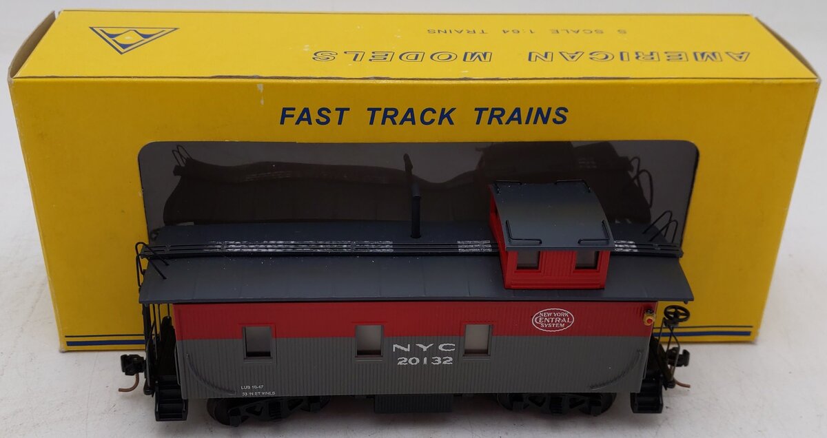 American Models 7527-A S Scale NYC Wood Caboose #20132 EX/Box