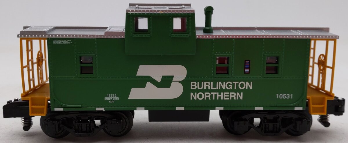 American Flyer 6-48752 S Scale Burlington Northern Extended Vision Caboose EX/Box