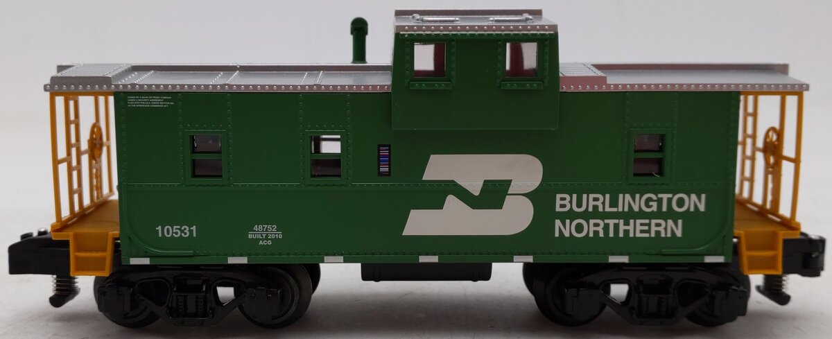 American Flyer 6-48752 S Scale Burlington Northern Extended Vision Caboose EX/Box