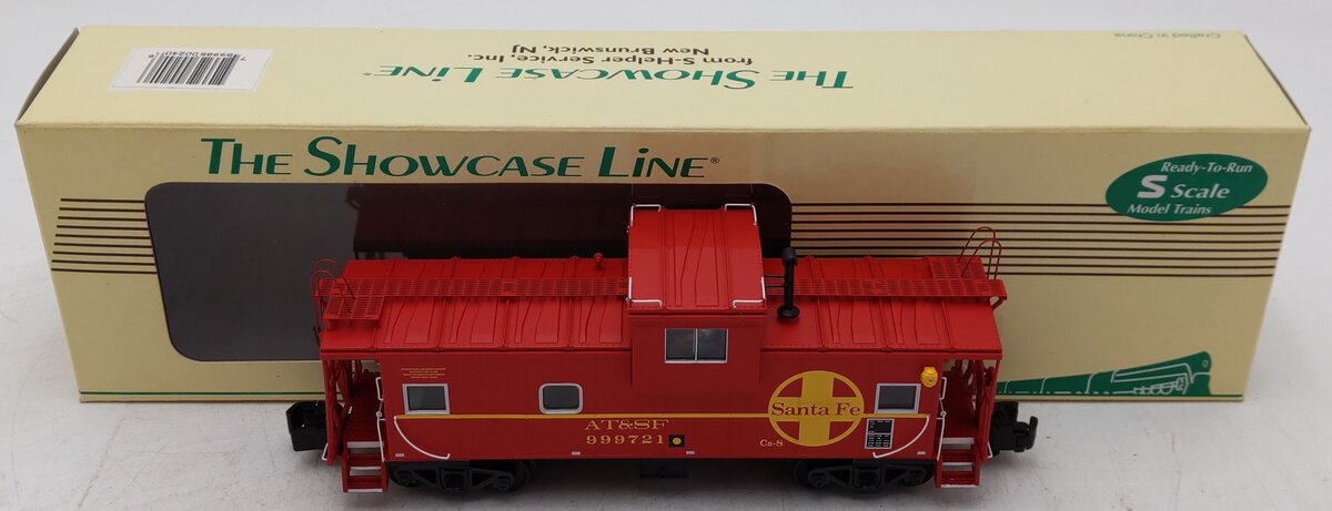 S-Helper Service S Scale Santa Fe Caboose #999721 EX/Box