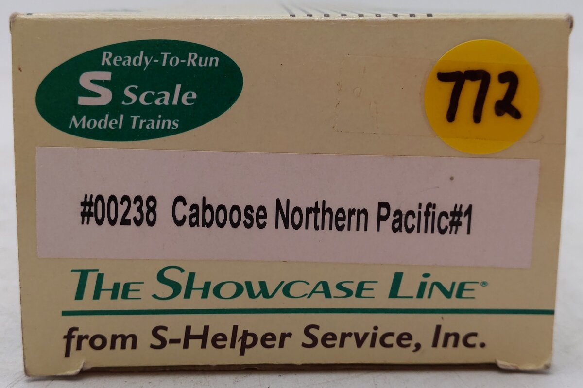 S-Helper 00238 S Scale Northern Pacific Caboose #10401 EX/Box