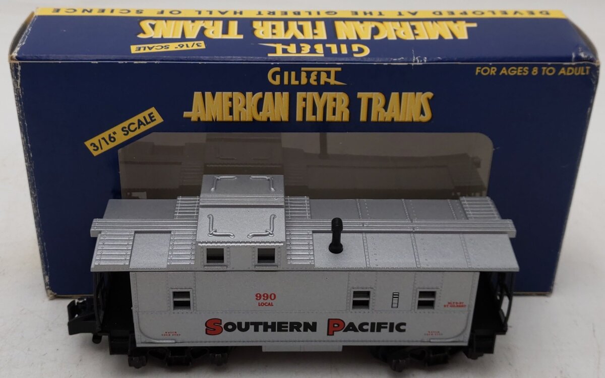 American Flyer 6-48714 S Gauge Southern Pacific Offset Cupola Caboose #990 EX/Box