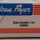 American Flyer 4-9504 S Gauge Erie Combination Car VG/Box