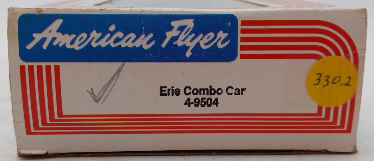 American Flyer 4-9504 S Gauge Erie Combination Car VG/Box