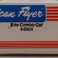American Flyer 4-9504 S Gauge Erie Combination Car VG/Box