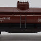 American Flyer 4-9104 S Gauge Boston & Maine Three-Dome Tank Car EX/Box