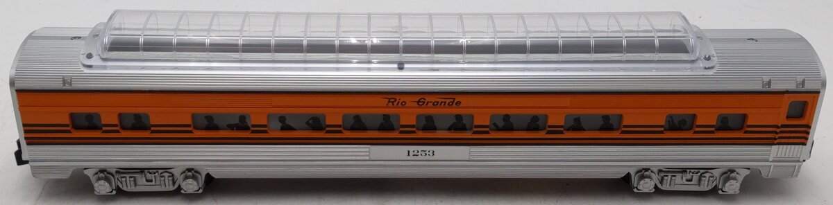 American Flyer 6-49943 S Gauge Rio Grand Streamliner Full Vista Dome Car #1253 EX/Box