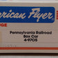 American Flyer 4-9705 S Gauge Pennsylvania Railroad Boxcar #9705 EX/Box