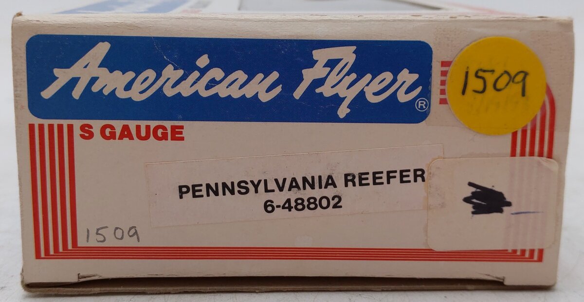 American Flyer 6-48802 S Gauge Pennsylvania Reefer Car #48802 EX/Box