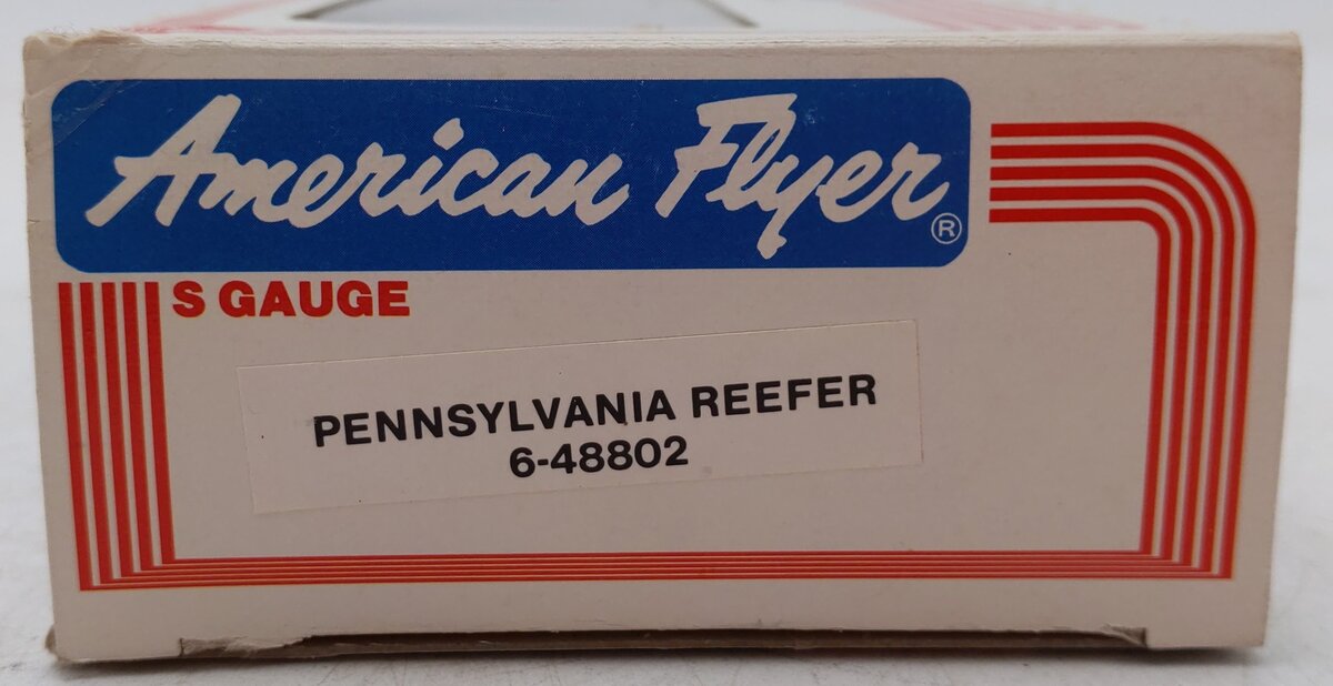American Flyer 6-48802 S Gauge Pennsylvania Reefer Car #48802 EX/Box