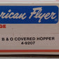 American Flyer 4-9207 S Gauge Baltimore & Ohio Covered Hopper #9207 EX/Box
