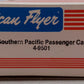 American Flyer 4-9501 S Gauge Southern Pacific Daylight Coach Car EX/Box