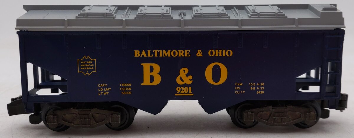 American Flyer 4-9201 S Gauge Baltimore & Ohio Covered Hopper #9201 EX/Box