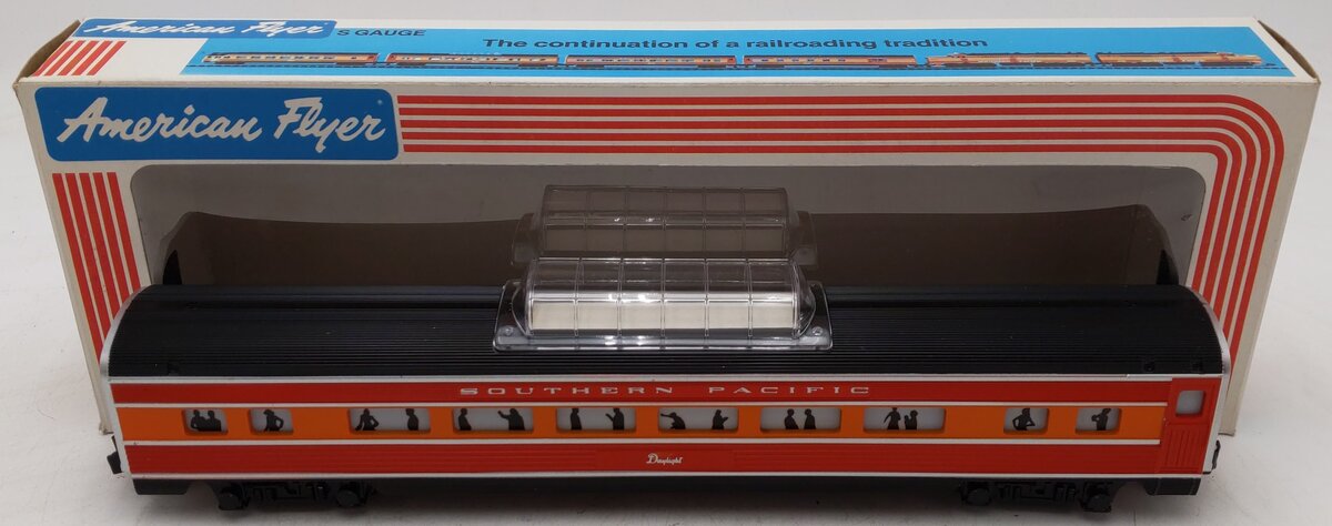 American Flyer 4-9502 S Gauge Southern Pacific Daylight Vista Dome Car EX/Box