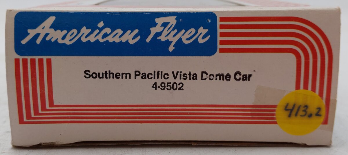 American Flyer 4-9502 S Gauge Southern Pacific Daylight Vista Dome Car EX/Box