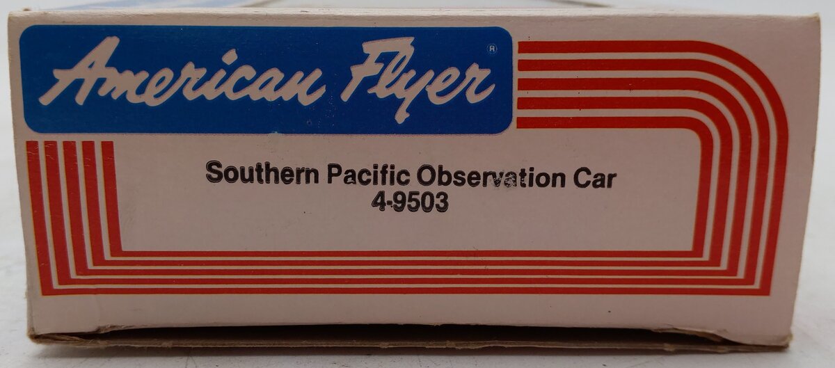 American Flyer 4-9503 S Gauge Southern Pacific Daylight Observation Car EX/Box