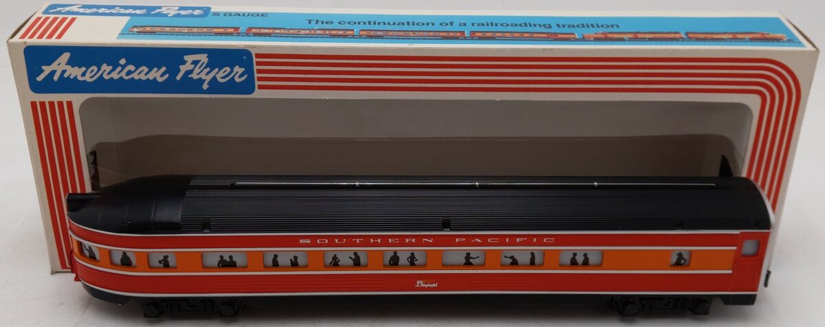 American Flyer 4-9503 S Gauge Southern Pacific Daylight Observation Car EX/Box