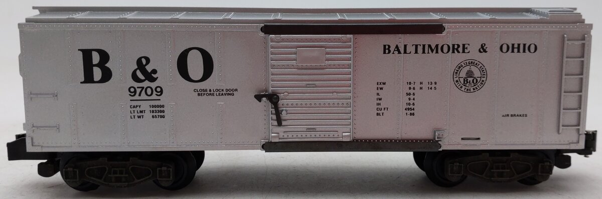 American Flyer 4-9709 S Gauge Baltimore & Ohio Boxcar #9709 EX/Box