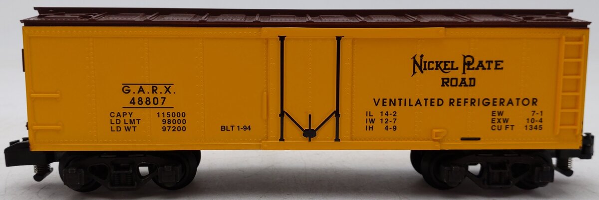 American Flyer 6-48807 S Scale Nickel Plate Road Refrigerator Car #48807 EX/Box