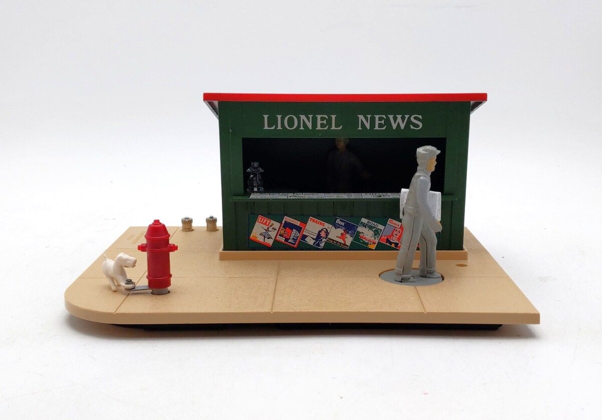 Lionel 6-2308 O Gauge Animated News Stand EX/Box