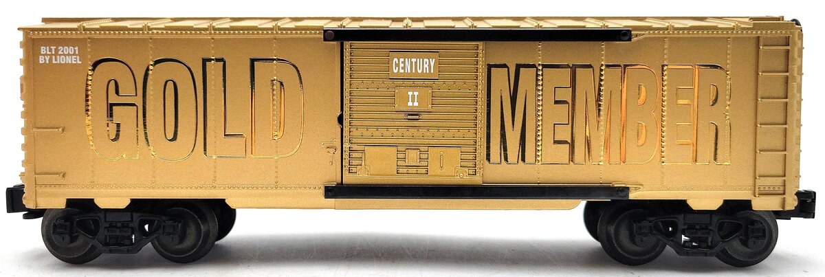 Lionel 6-39218 O Gauge Lionel Century Club II Gold Boxcar LN/Box