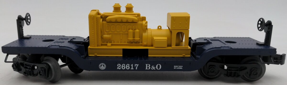 Lionel 6-26617 Baltimore & Ohio Depressed Center Flatcar w/Generator LN/Box