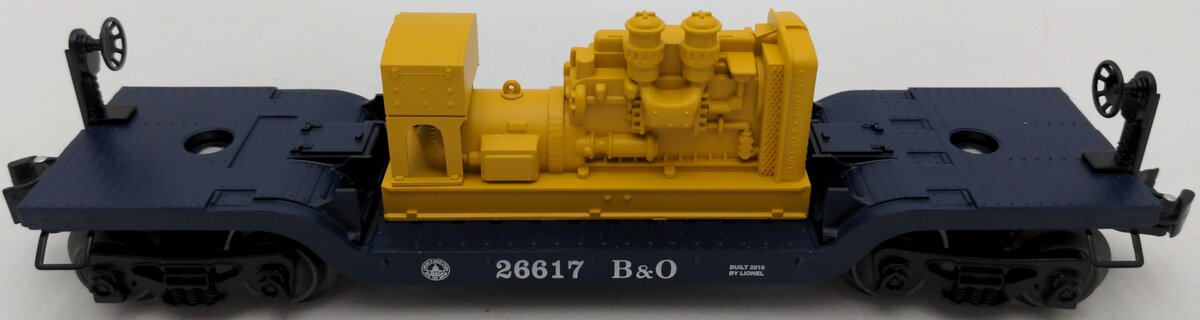 Lionel 6-26617 Baltimore & Ohio Depressed Center Flatcar w/Generator LN/Box