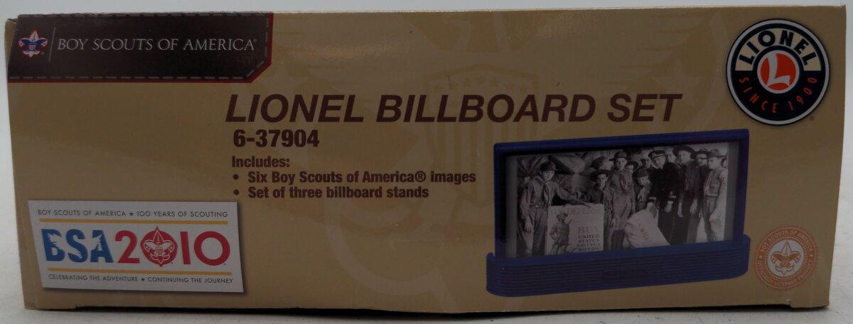 Lionel 6-37904 O Boy Scouts Billboards (Set of 6) LN/Box