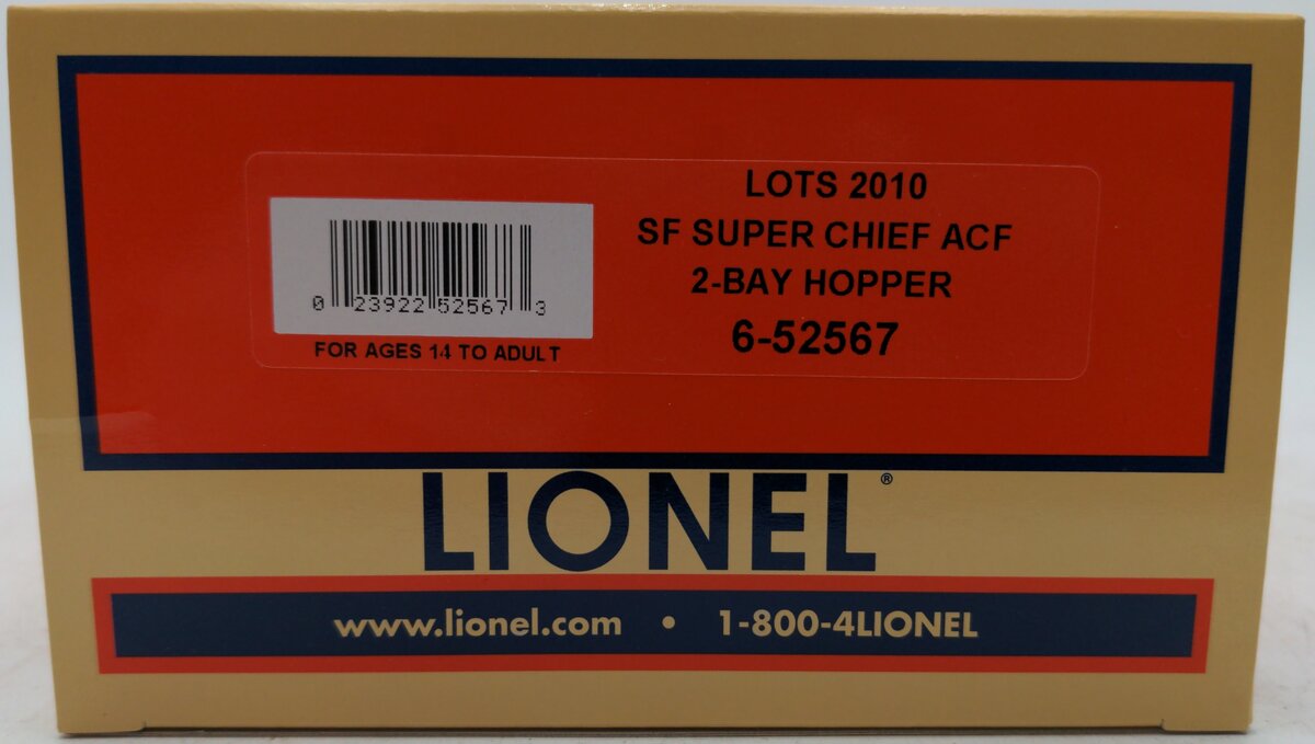 Lionel 6-52567 O Gauge Santa Fe 