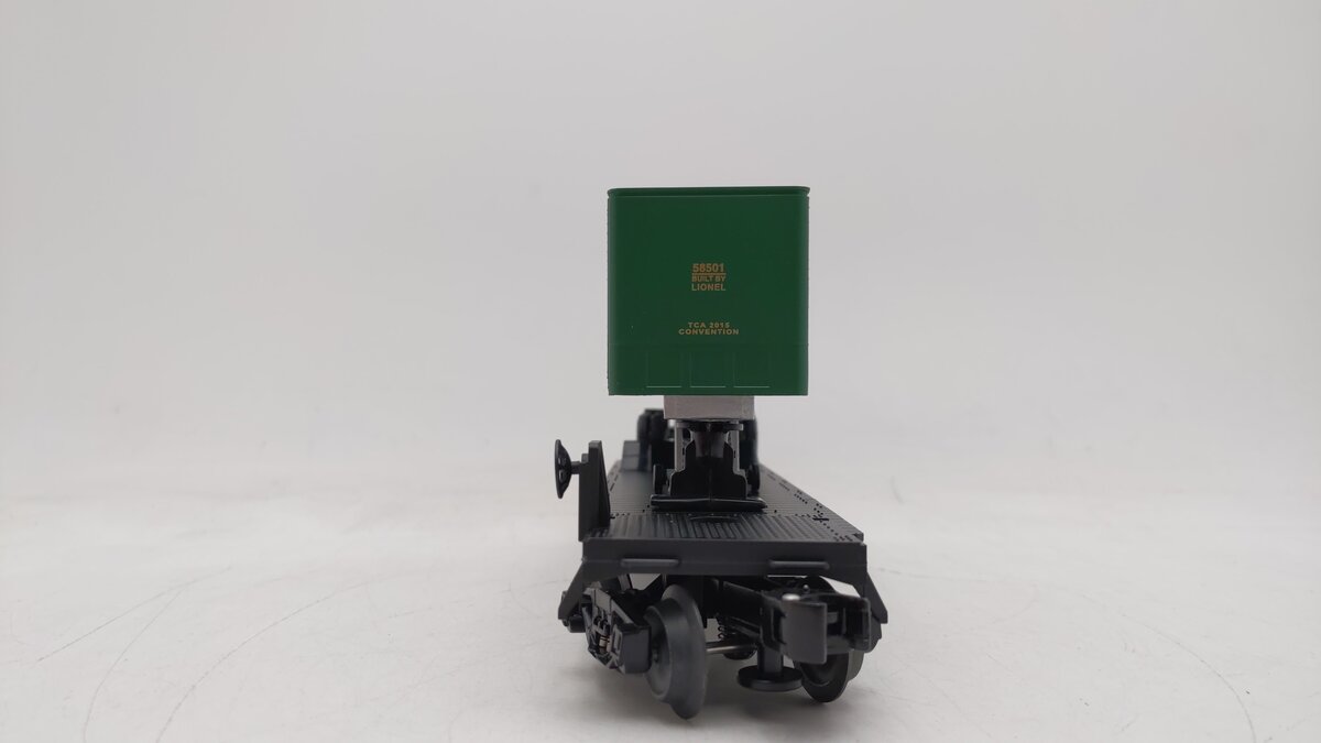 Lionel 6-58501 O Gauge Lionel Flatcar W/ Railway Express Trailer LN/Box