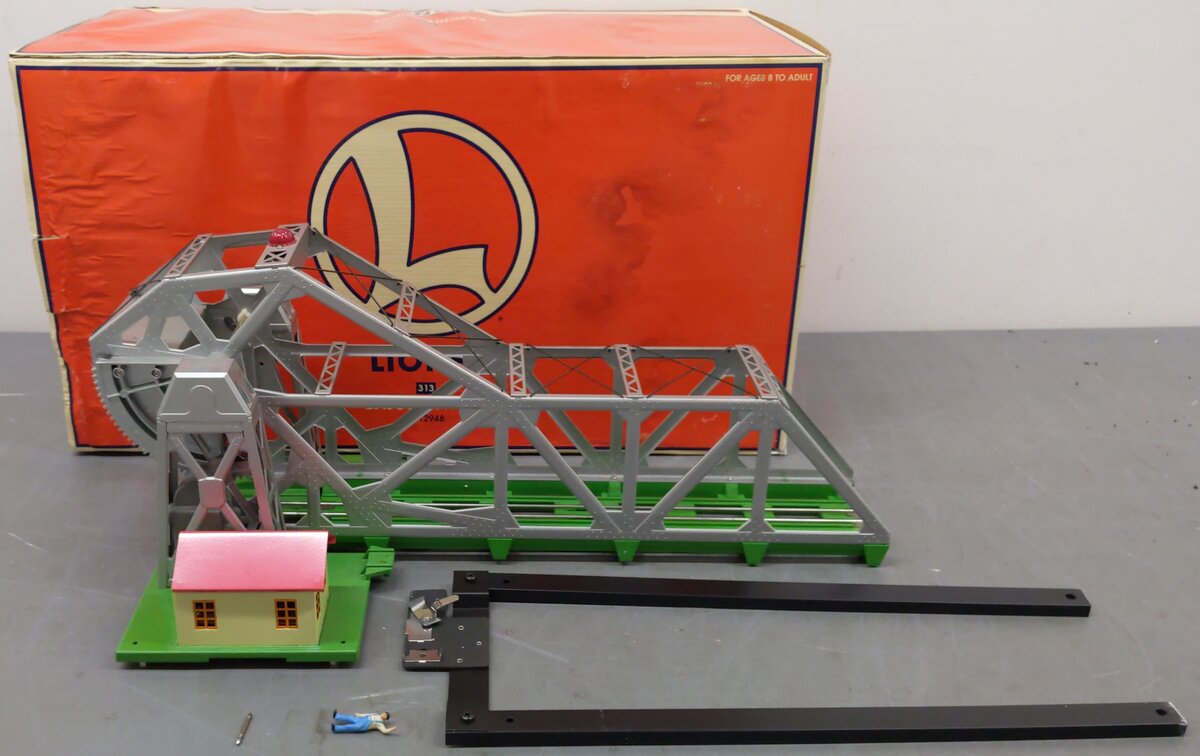 Lionel 6-12948 O Gauge 313 Bascule Bridge VG/Box
