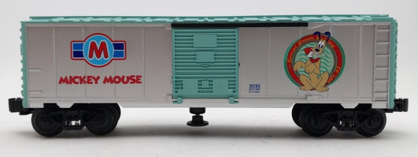 Lionel 6-36783 O Disney Mickey Mouse Operating Boxcar LN/Box